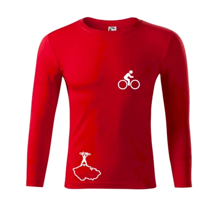 Mapa ČR + kolo na prsu