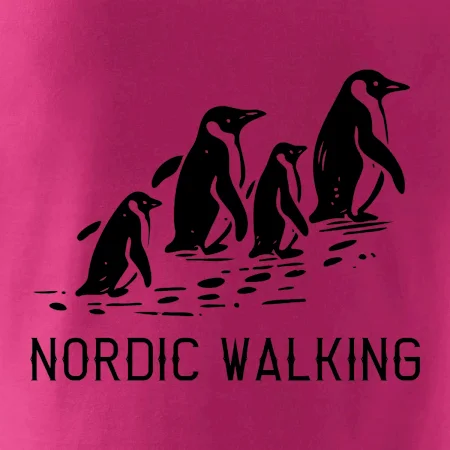 Nordic walking tučniaky - vintage