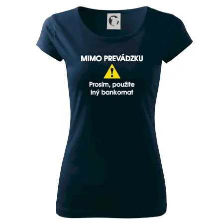 Mimo prevádzku prosím, použite iný bankomat