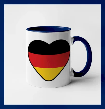 Germany love prso - Nemecká vlajka