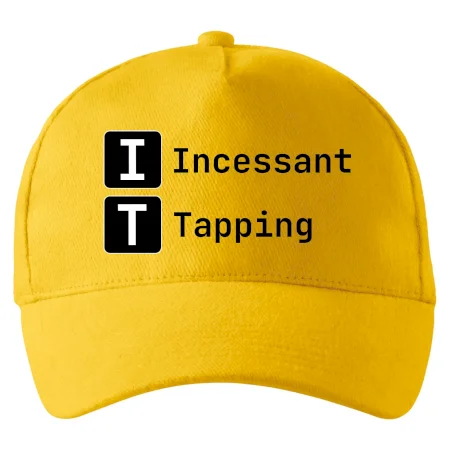 IT Nápis Incessant Tapping