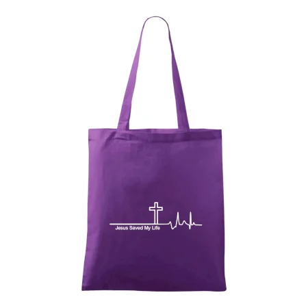 Jesus Saved My Life kríž ekg