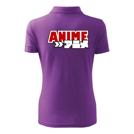 Anime nápis červený