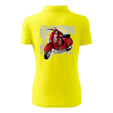 Scooter born to ride red