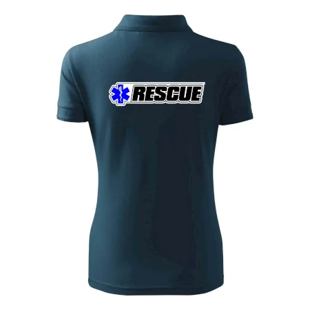 Záchranár rescue kríž modrý