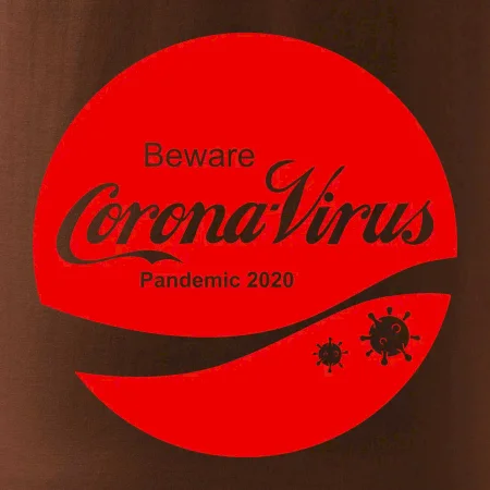 Corona virus pandemic logo