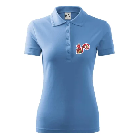 Folklór na prsníku veverička