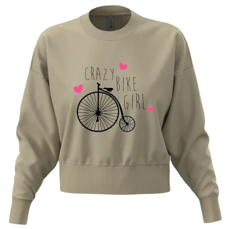 Crazy bike girl