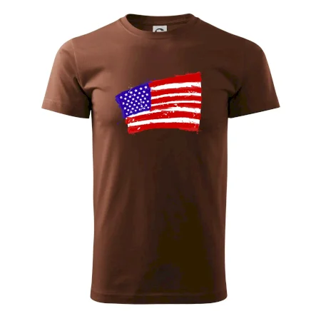 Americká vlajka ohnutá