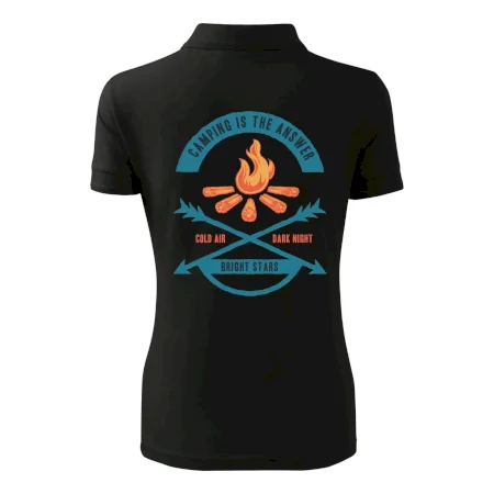 Camping oheň