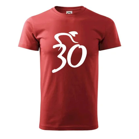 Cyklista oslavuje tridsiatku (30)