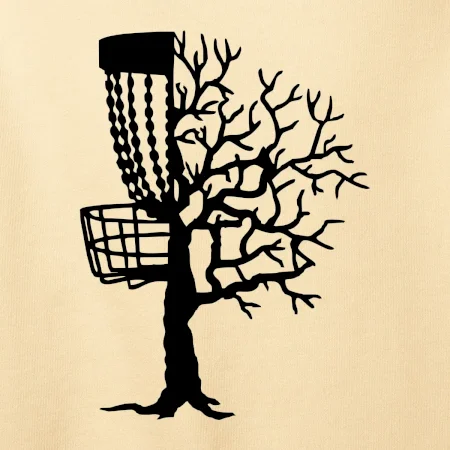 Disc golf pozor strom