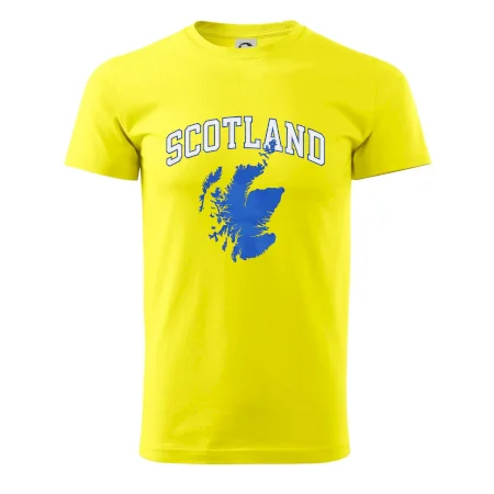 Scotland nápis s mapou