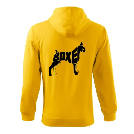 Boxer nápis v tele
