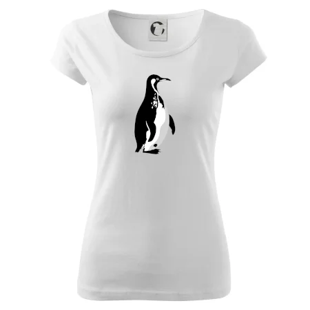 Tučniak čiernobiely z boku