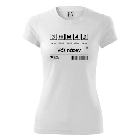 Čárový kód - Vlastní text