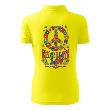 Peace and love - na výšku s květy