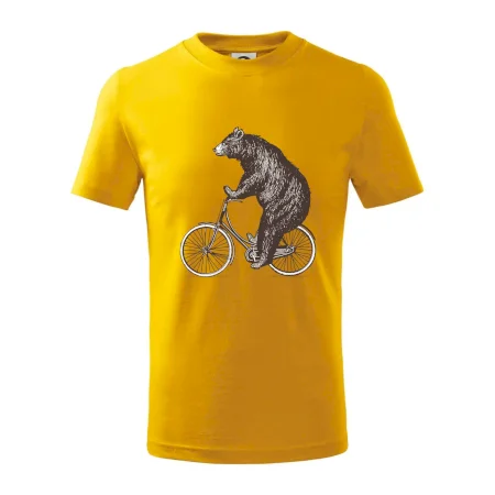 Medveď na bicykli