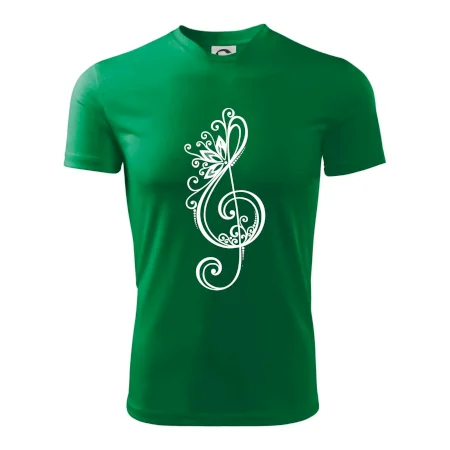 Husľový kľúč kvety