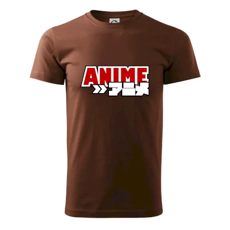 Anime nápis červený