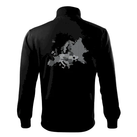 Mapa Európy - srdce v Ukrajine