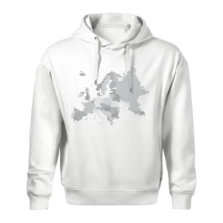 Mapa Európy - srdce v Ukrajine