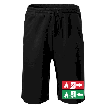 Lidé utíkají, hasiči přibíhají