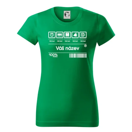 Čárový kód - Vlastní text
