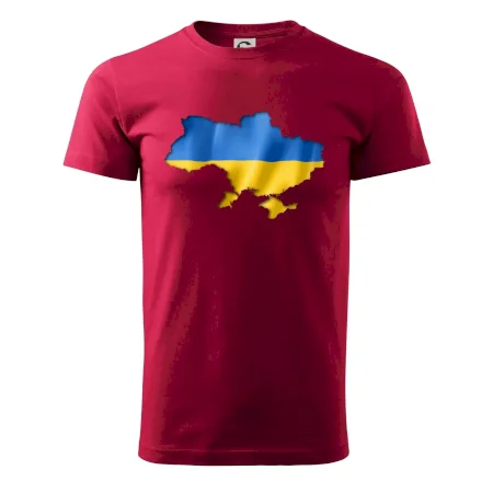 Ukrajina vlajka mapa