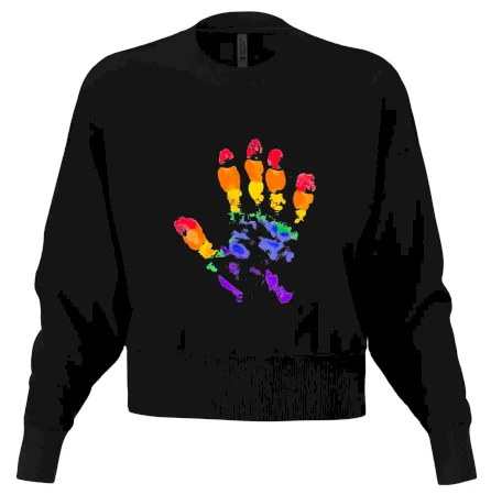 LGBT hand print