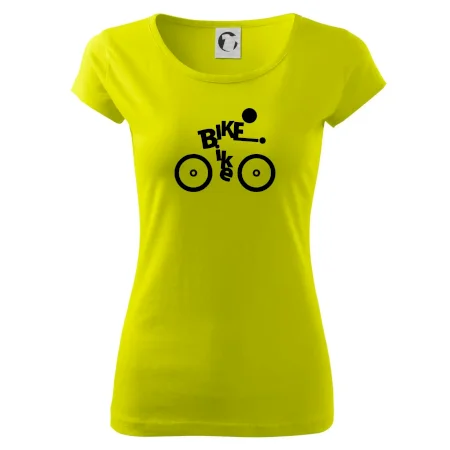 Bike nápis postava
