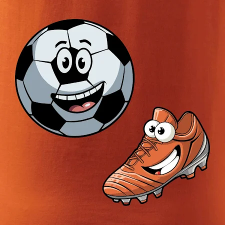 Parové tričko - Kopačka a lopta