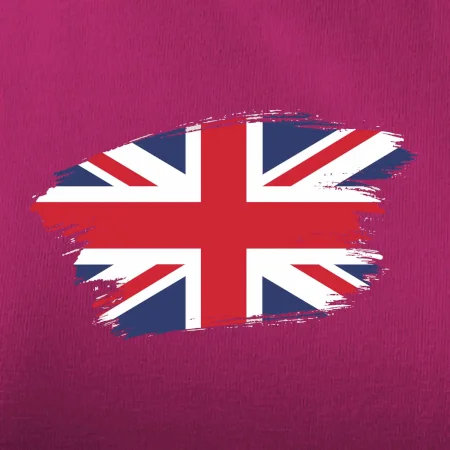 Britská vlajka roztrhaná