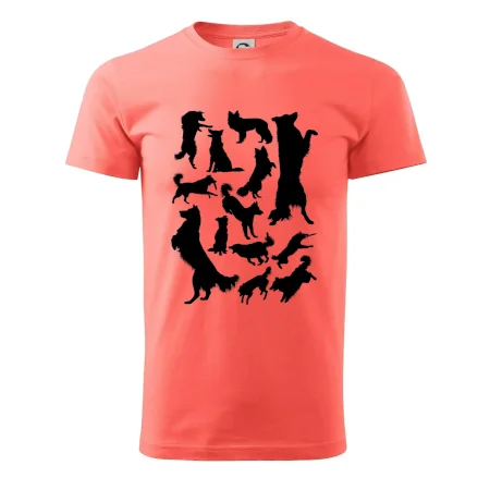 Border kólia siluety