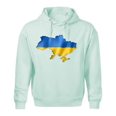 Ukrajina vlajka mapa