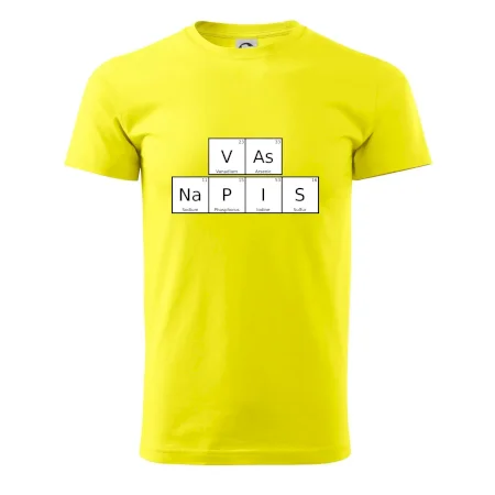 Vlastný nápis - periodická tabuľka