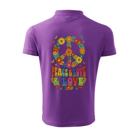 Peace and love - na výšku s květy