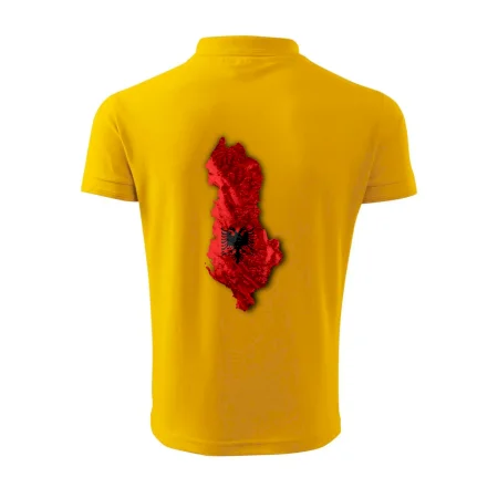 Mapa Albánsko reliéf hôr