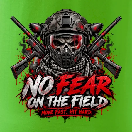 Lebka bojovníka – No Fear paintball