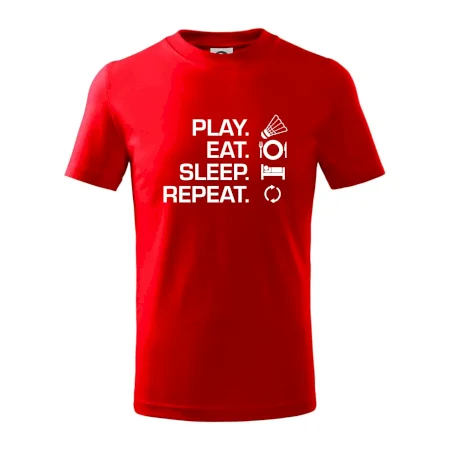 Play Eat Sleep Repeat badminton