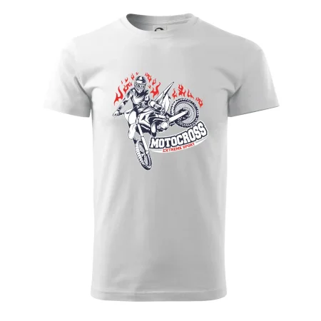 Motocross extreme sport fire