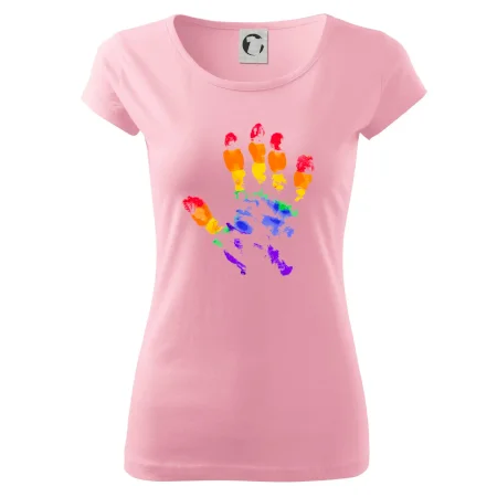 LGBT hand print