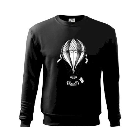 Teplovzdušný balón kreslený