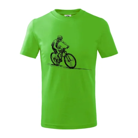MTB kreslený cyklista
