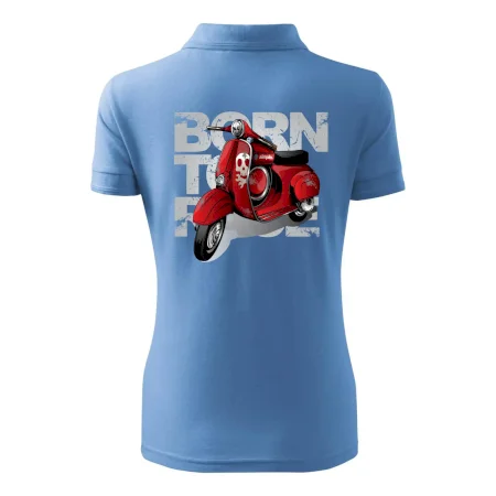 Scooter born to ride red