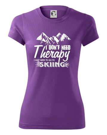 I dont need therapy - Skiing