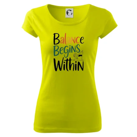 Balance begins within