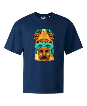 Mayová maska s pyramídou