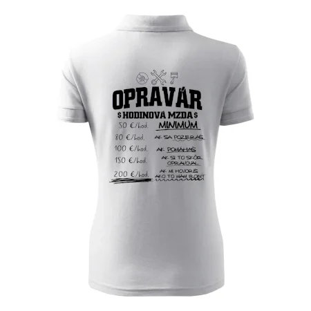 Hodinová mzda - opravár