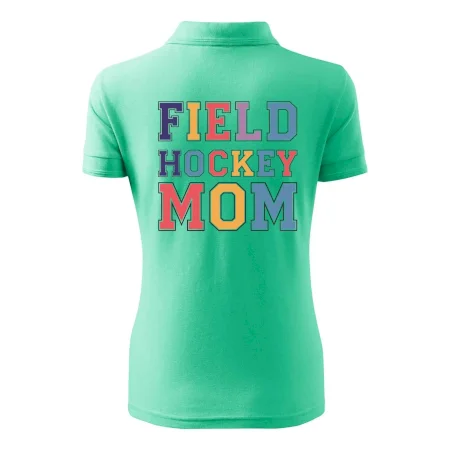 Field hockey mom - športové písmo